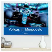 Vorderes Coverbild Vollgas im Monoposto (hochwertiger Premium Wandkalender 2025 DIN A2 quer), Kunstdruck in Hochglanz