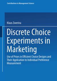 Vorderes Coverbild Discrete Choice Experiments in Marketing