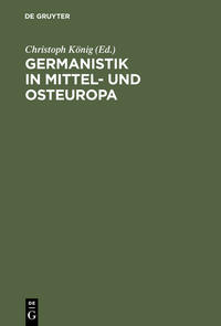 Vorderes Coverbild Germanistik in Mittel- und Osteuropa
