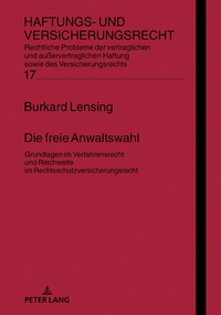 Vorderes Coverbild Die freie Anwaltswahl