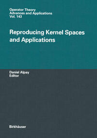 Vorderes Coverbild Reproducing Kernel Spaces and Applications
