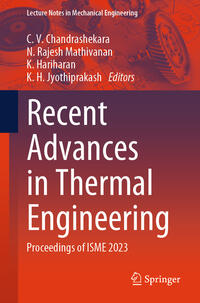 Vorderes Coverbild Recent Advances in Thermal Engineering