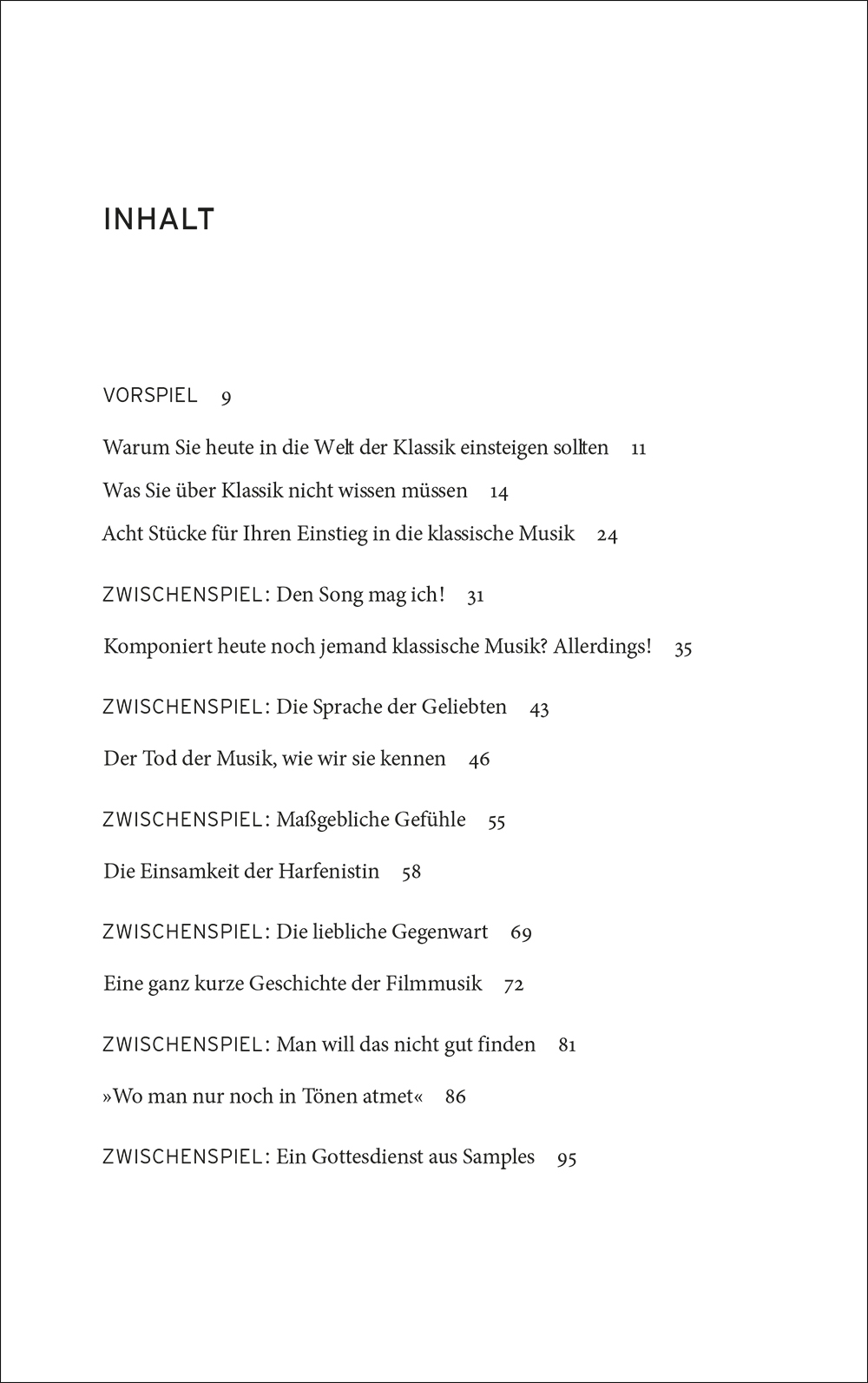 Beispielinhalt (Bild) Schleichwege zur Klassik