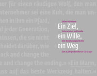 Vorderes Coverbild Ein Ziel, ein Wille, ein Weg