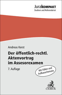 Vorderes Coverbild Jura kompakt / Der öffentlich-rechtliche Aktenvortrag im Assessorexamen