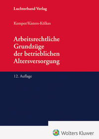 Vorderes Coverbild Arbeitsrechtliche Grundzüge der betrieblichen Altersversorgung