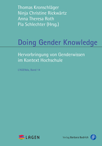 Vorderes Coverbild Doing Gender Knowledge