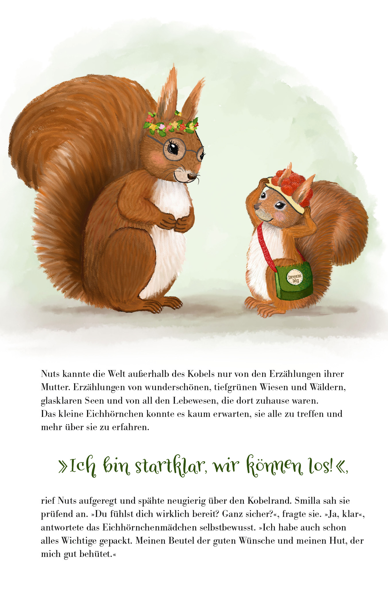 Beispielinhalt (Bild) Nuts und die goldene Nuss