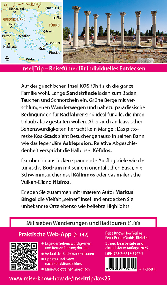 Rückseitencover Reise Know-How InselTrip Kos