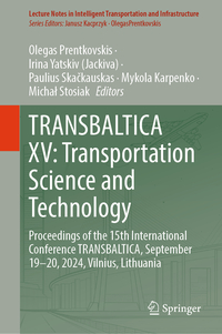 Vorderes Coverbild TRANSBALTICA XV: Transportation Science and Technology