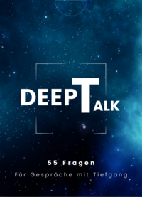 Vorderes Coverbild DeepTalk Gesprächsfragekarten (Poket Size)