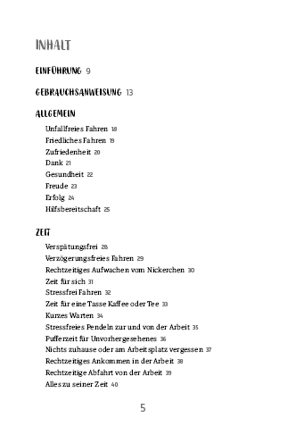 Beispielinhalt (Bild) Freie Fahrt