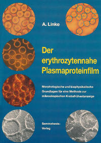 Vorderes Coverbild Der erythrozytennahe Plasmaproteinfilm
