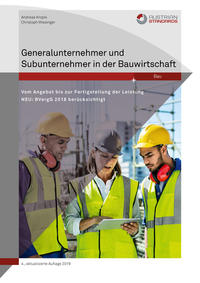 Vorderes Coverbild Generalunternehmer und Subunternehmer in der Bauwirtschaft