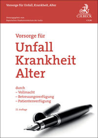Vorderes Coverbild Vorsorge für Unfall, Krankheit, Alter