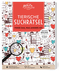 Vorderes Coverbild Tierische Suchrätsel - Finde das, was anders ist!