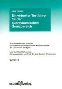 Vorderes Coverbild Ein virtueller Testfahrer für den querdynamischen Grenzbereich