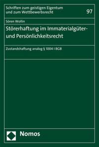Vorderes Coverbild Störerhaftung im Immaterialgüter- und Persönlichkeitsrecht