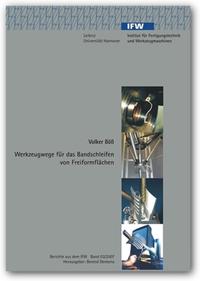 Vorderes Coverbild Werkzeugwege für das Bandschleifen von Freiformflächen