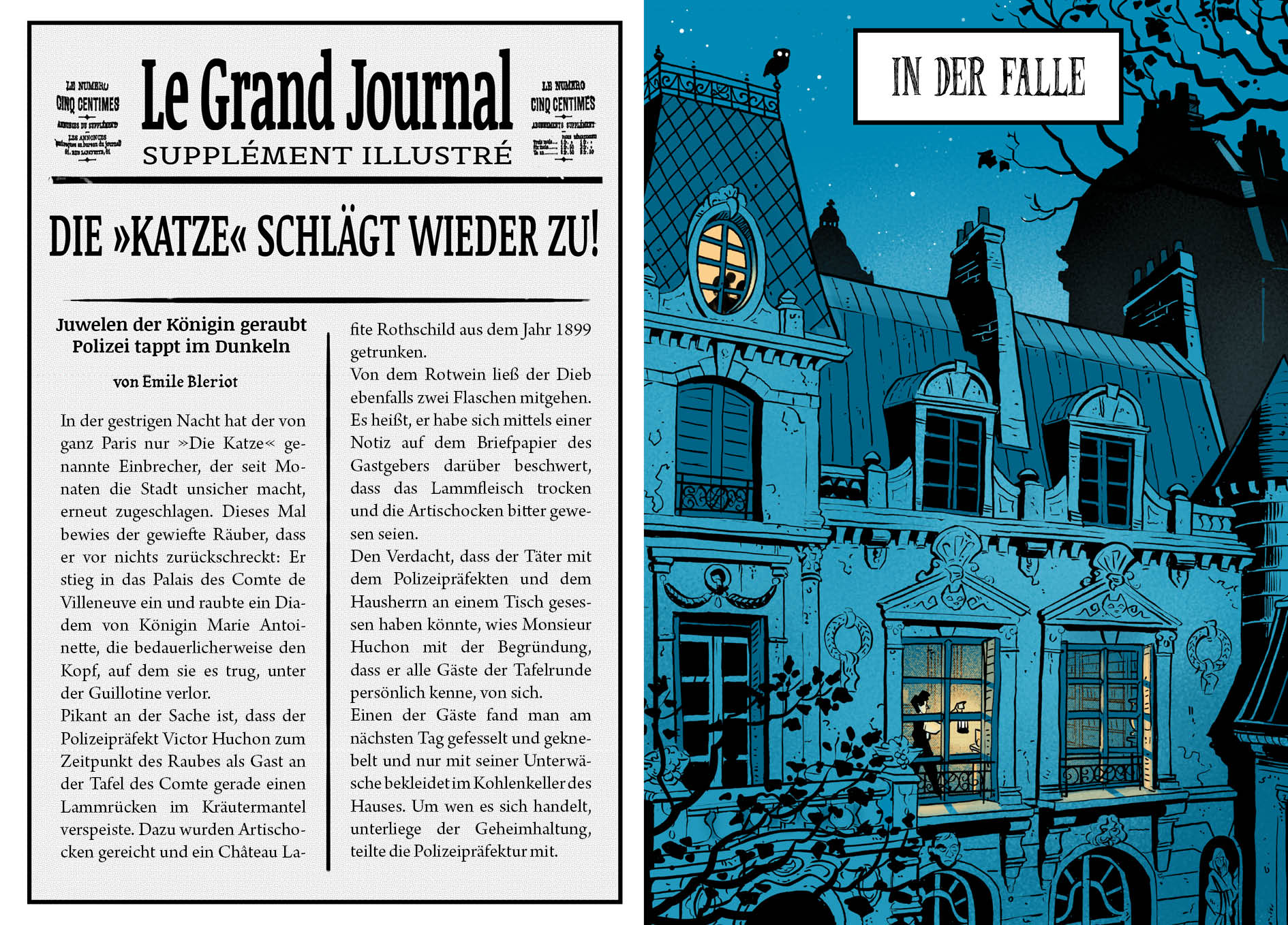 Beispielinhalt (Bild) Aristide Ledoux – Meisterdieb wider Willen