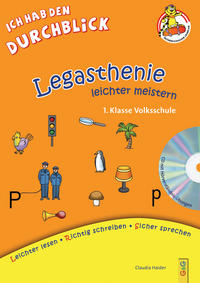 Vorderes Coverbild Legasthenie leichter meistern - 1. Klasse Volksschule
