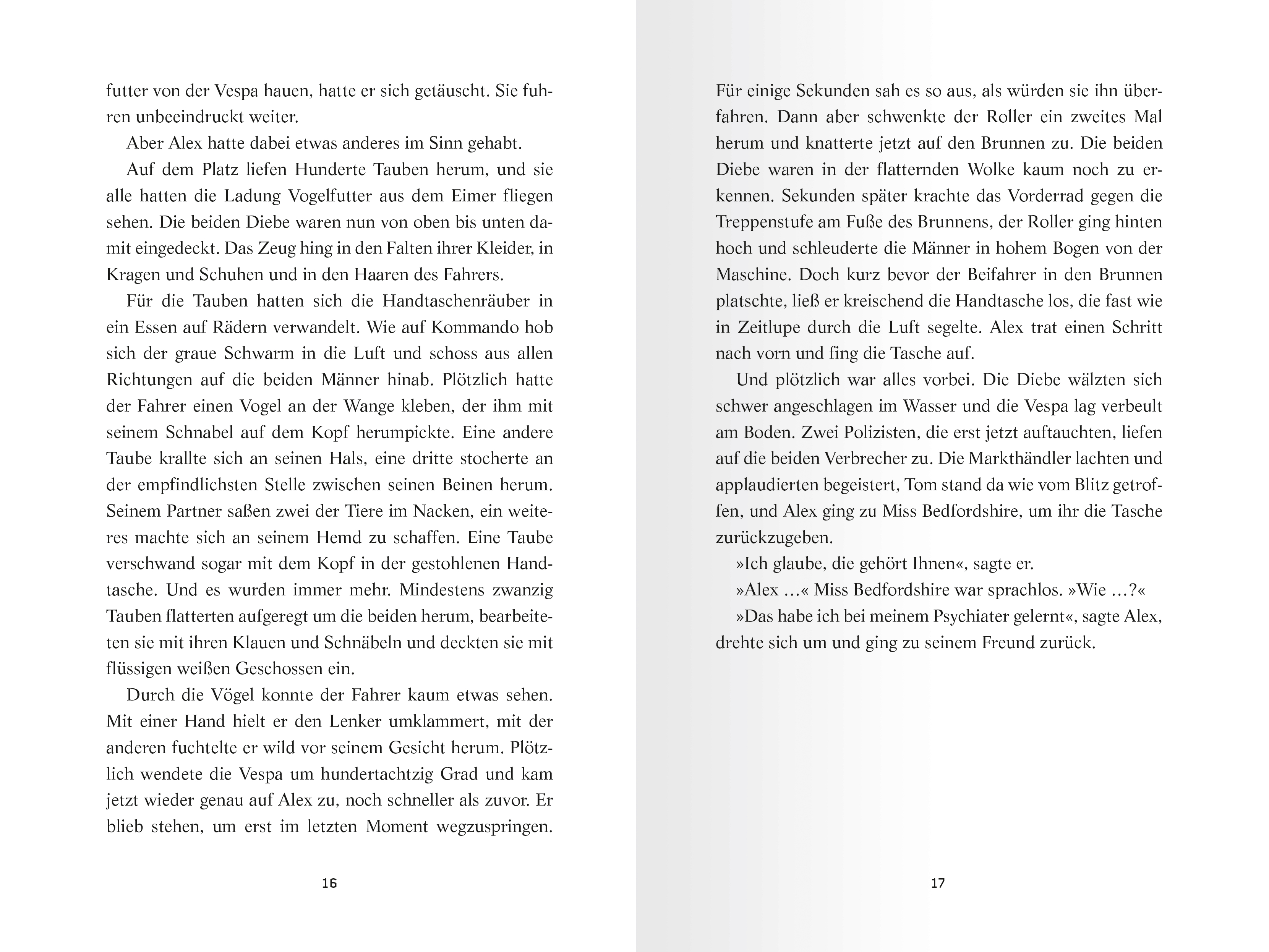 Beispielinhalt (Bild) Alex Rider, Band 5 - Scorpia