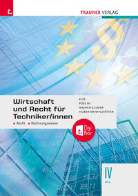 Vorderes Coverbild Wirtschaft und Recht für Techniker/innen IV HTL + TRAUNER-DigiBox