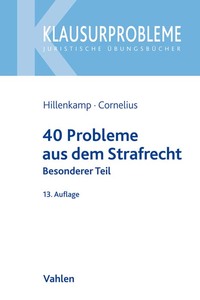 Vorderes Coverbild 40 Probleme aus dem Strafrecht