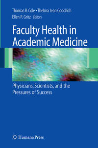 Vorderes Coverbild Faculty Health in Academic Medicine