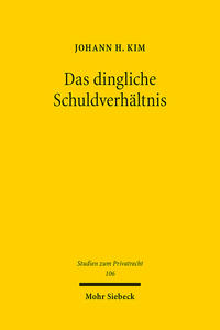 Vorderes Coverbild Das dingliche Schuldverhältnis