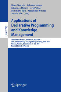 Vorderes Coverbild Applications of Declarative Programming and Knowledge Management