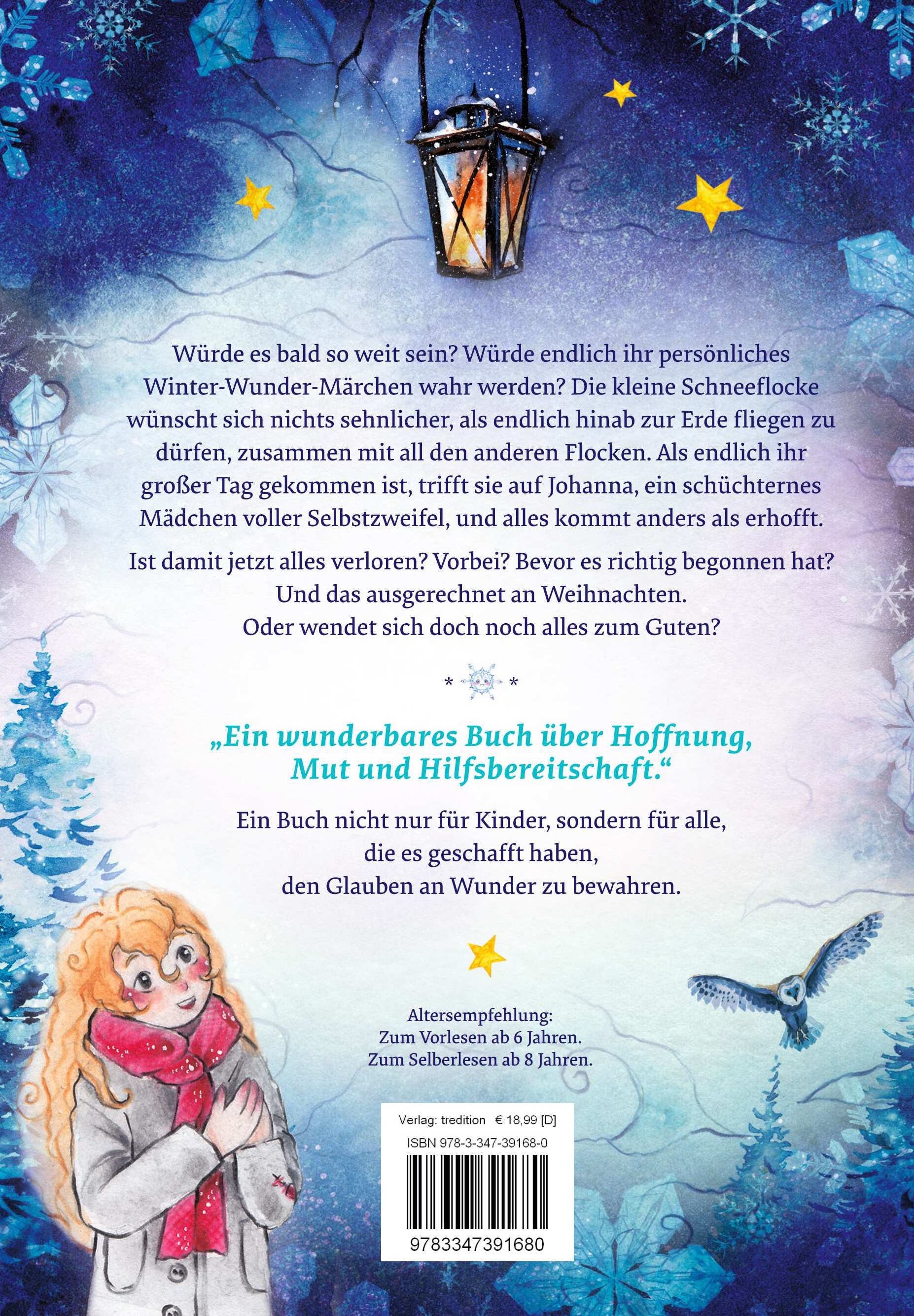 Rückseitencover Morgenstern - Das Wunder der kleinen Schneeflocke