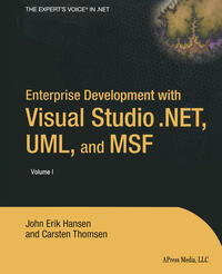 Vorderes Coverbild Enterprise Development with Visual Studio .NET, UML, and MSF