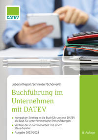 Vorderes Coverbild Buchführung im Unternehmen mit DATEV
