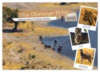 Vorderes Coverbild Das Okavango-Delta - Naturwunder im Herzen Afrikas (Tischkalender 2026 DIN A5 quer), CALVENDO Monatskalender