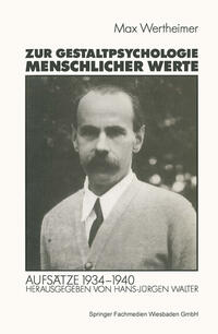 Vorderes Coverbild Zur Gestaltpsychologie menschlicher Werte