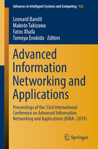 Vorderes Coverbild Advanced Information Networking and Applications