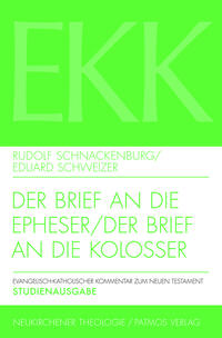 Vorderes Coverbild Der Brief an die Epheser / Der Brief an die Kolosser, EKK X + XII