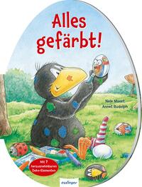 Vorderes Coverbild Der kleine Rabe Socke: Alles gefärbt! Konturgestanzt