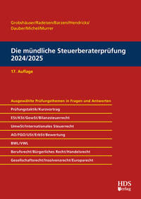 Vorderes Coverbild Die mündliche Steuerberaterprüfung 2024/2025