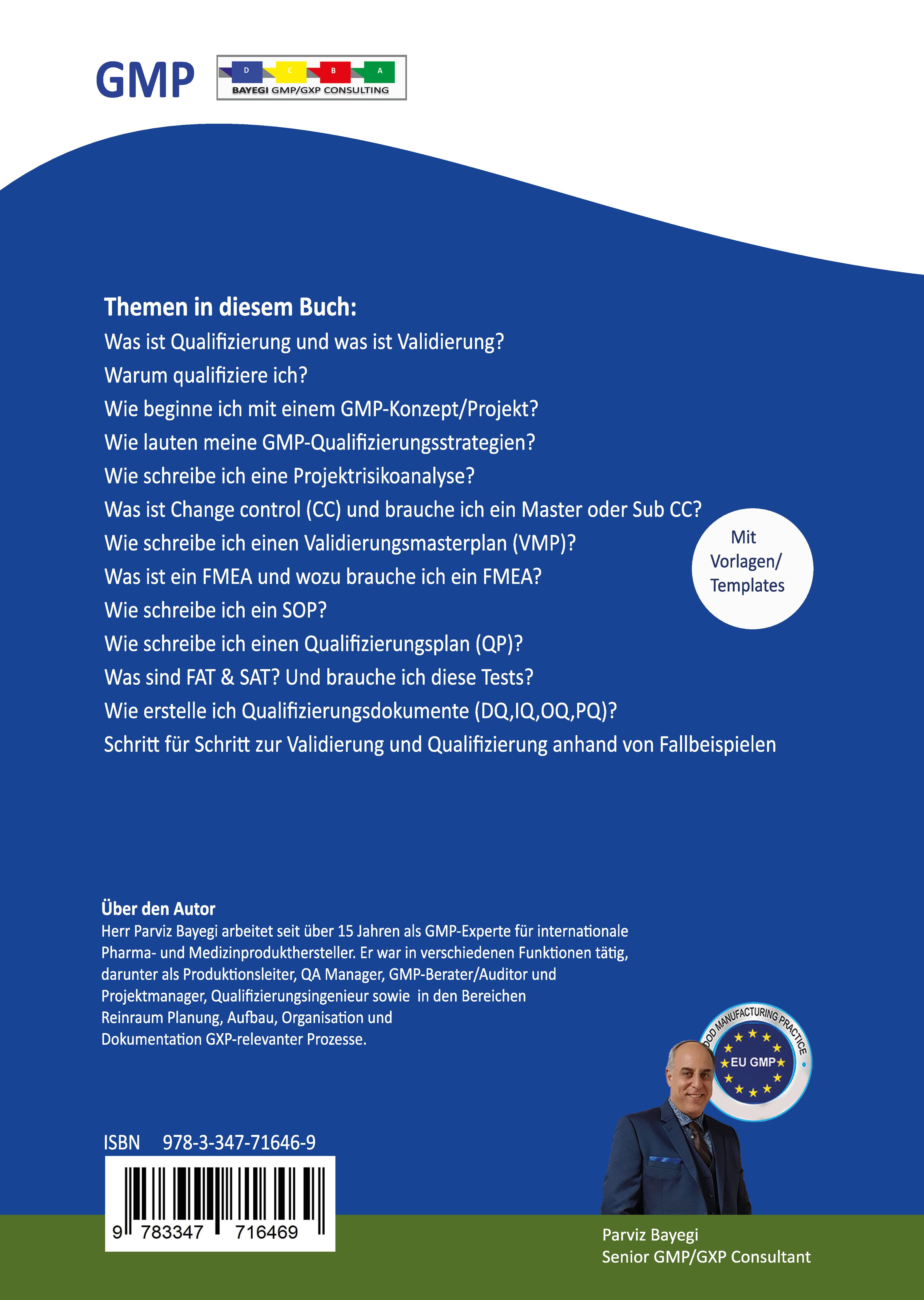 Rückseitencover GMP- gerechte Validierung/Qualifizierung & Dokumentation
