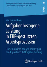 Vorderes Coverbild Aufgabenbezogene Leistung in ERP-gestützten Arbeitsprozessen