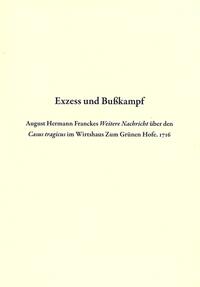 Vorderes Coverbild Exzess und Bußkampf
