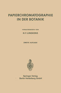 Vorderes Coverbild Papierchromatographie in der Botanik