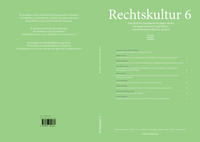 Vorderes Coverbild Rechtskultur 6