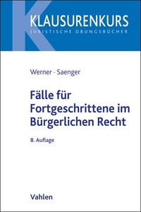 Vorderes Coverbild Klausurenkurs / Fälle für Fortgeschrittene im Bürgerlichen Recht