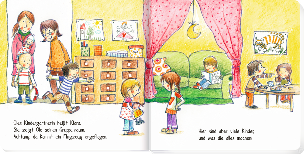 Beispielinhalt (Bild) Endlich im Kindergarten