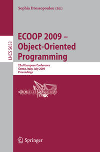 Vorderes Coverbild ECOOP 2009 -- Object-Oriented Programming