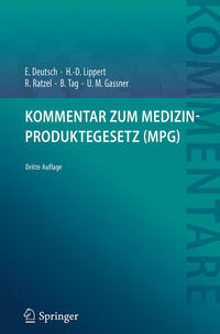 Vorderes Coverbild Kommentar zum Medizinproduktegesetz (MPG)