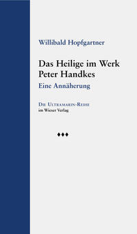 Vorderes Coverbild Das Heilige im Werk Peter Handkes